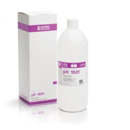 ハンナインスツルメンツ・ジャパン pH標準液(スタンダードタイプ)pH 10.01 @25℃ 証明書付 500mL HI 7010L/C
