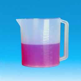ハンドル付きビーカー PFA製 3000mL