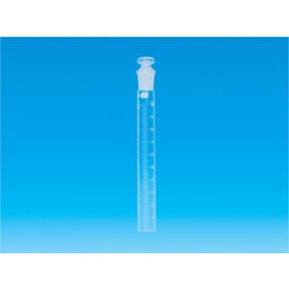 【販売終了】TGK共通摺合共栓比色管 100mL 目盛付 1mL目 外径φ28×250H 栓24/30