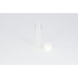 日電理化硝子 ねじ口瓶 S-3 10mL 無色 P.Pキャップ シリコーンゴムパッキングセット 100組 250048