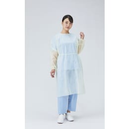 アイソレーションガウン イエロー 100入