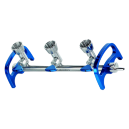 3連ステンレス製マニホールド構成品 4889