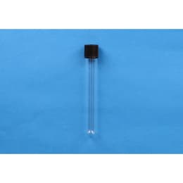 ねじ口試験管 ST-16.5M 15mL 黒キャップ フッ素PTFE/ニトリルパッキン付 50入 119294