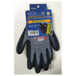 デジハンドパワフルfitstretchliner 手袋 M ブルー 1双