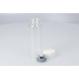 バキュームバイアル 無色 SVF-100 100mL メラミン樹脂キャップ 凍結乾燥用ブチルゴム栓)(特大) 25本 203202