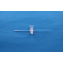 【販売終了】二方コック　硝子製　6φ
