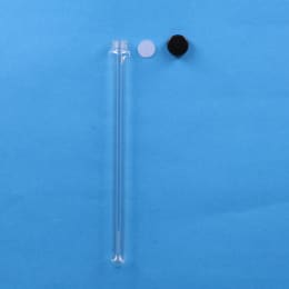 ねじ口試験管 ST-20 40mL 黒キャップ シリコンパッキン付 30入 119283