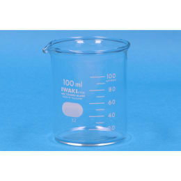 ビーカー 硝子製 100mL  1000BK100