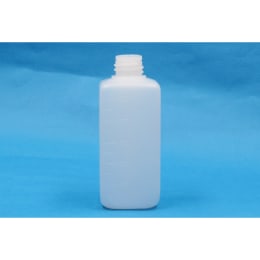 角型びん 細口 白 PE製 250mL