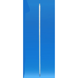 足長精密水銀棒状温度計 0~50℃浸150 L450