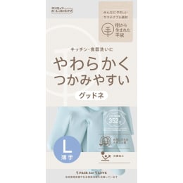 グッドネ薄手 手袋 L ブルー 1双