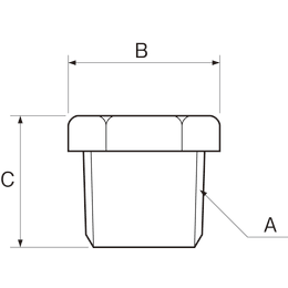 PTFEストッププラグ R1/2 F-2089-004