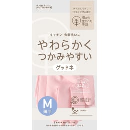 グッドネ薄手 手袋 M ピンク 1双