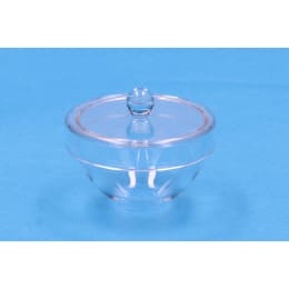 石英ガラスるつぼ 25mL 蓋付