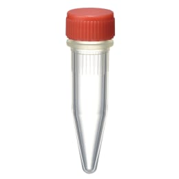 Oリングレス スクリューキャップチューブ 1.5mL コニカル型 赤 500本入