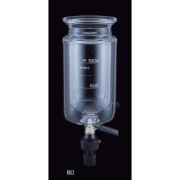 ドレン付ジャケット式反応槽 1000mL BD-10N2