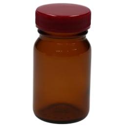 規格瓶 茶 7K 赤キャップ 中栓付 75.5mL 210本