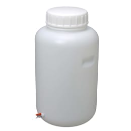 瑞穂化成工業 広口びん ボールコック付 100L 0744