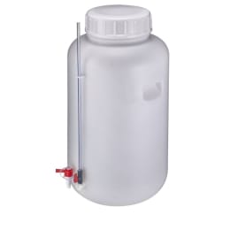 瑞穂化成工業 広口瓶ゲージ管付 100L 0794