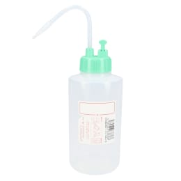 NT洗瓶 B型 弁付 カラーキャップ 500mL 色5 LGR ライトグリーン