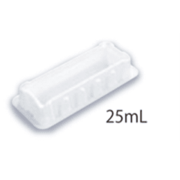 ニチリョー リザーバー 白色PS 個包装、滅菌済 25mL 100個 00-RV-25S