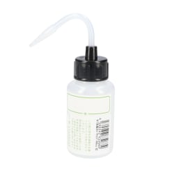 NT洗瓶 カラーキャップ 細口 100mL 色12 BK ブラック