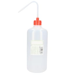 NT洗瓶 カラーキャップ 細口 1L 色3 R レッド