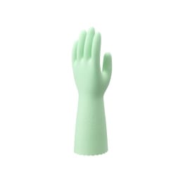 ビニトップ厚手 手袋 132 緑 L 1双