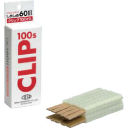 クリップ 60IICB-100N 白 100個 幅6mm用