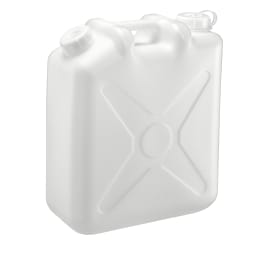 扁平缶 ノズル無 20L ホワイト 0207