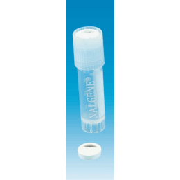 Nalgene クライオバイアル カラーコード 白色 PS製 100個入