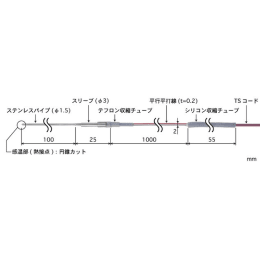 低温用温度センサ BUS-10E-TS1-ASP 4点校正