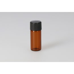 日電理化硝子 バキュームバイアルSVF-5 5mL 茶色 フェノール黒キャップ フッ素ETFEライナーゴム栓 100組 203451