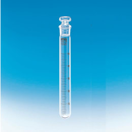 Fine透明共通摺合共栓試験管 50mL 透明 目盛付 栓22/20 10入