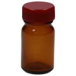 規格瓶 茶 3K 赤キャップ 中栓付 28mL 450本