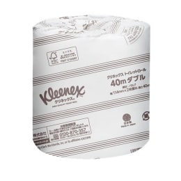日本製紙クレシア クリネックス トイレットロール 40m ダブル 20111 80個