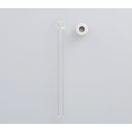 ねじ口試験管 ST-16.5L 20mL 穴あき白キャップ ブチルパッキン付 50入 119406