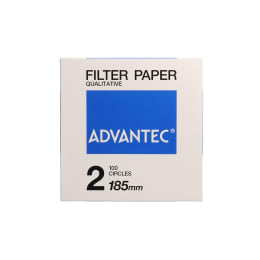 円形定性ろ紙 #2 185mm 100枚