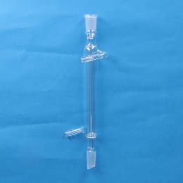 Fine共通摺合リービッヒ冷却器 筒長150mm 上部雌15/25 下部雄15/25