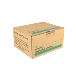 日電理化硝子 ねじ口瓶 S-08 2mL 茶色 メラミンキャップ ブチルゴムパッキングセット 100組 250374