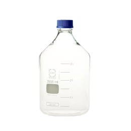 ねじ口びん(メジュームびん) 青キャップ付 3.5L 017200-3500
