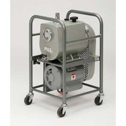 佐藤真空 ベルト駆動型油回転真空ポンプ 4脚架台 TSW-150N 三相 200V 60Hz