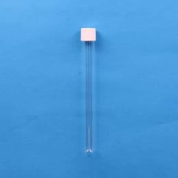 ねじ口試験管 ST-18M 25mL 白キャップ フッ素PTFE/ニトリルパッキン付 50入 119237