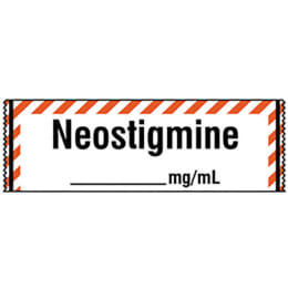 麻酔薬ラベル13 Neostigmine SA-231 12.7m