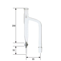 柴田科学 SPC水分定量受器 PTFEコック付 20mL 032020-20