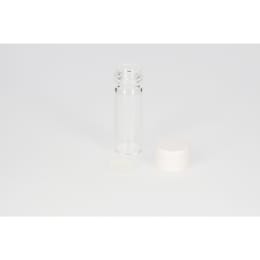 日電理化硝子 ねじ口瓶 S-08 2mL 無色 メラミンキャップ シリコーンゴムパッキングセット 100組 250143