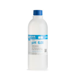 ハンナインスツルメンツ・ジャパン pH標準液(テクニカルタイプ)pH 6.00 @25℃ 証明書付 500mL HI 5006