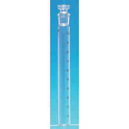 Fine透明共通摺合共栓比色管 100mL 目盛付 1mL目盛 φ28×H250 栓24/25
