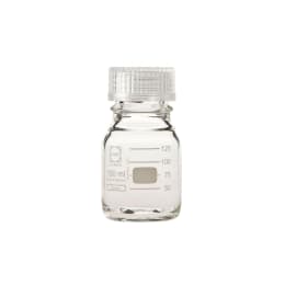 ねじ口びん(メジュームびん) 透明キャップ付 150mL 017200-1503A