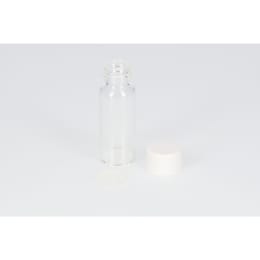日電理化硝子 ねじ口瓶 S-2 5mL 無色 メラミンキャップ シリコーンゴムパッキングセット 100組 250147